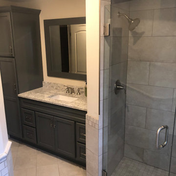 Complete Bathroom Remodel with Custom Mosaic Shower Upgrade