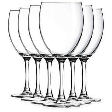 Nuance 10 oz Accent Stem Wine Glasses - , Clear