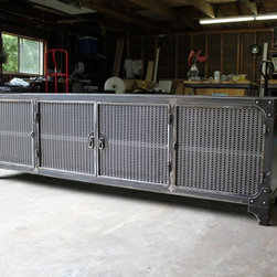 All Steel Media Consoles / TV Stands - Entertainment Centers And Tv Stands