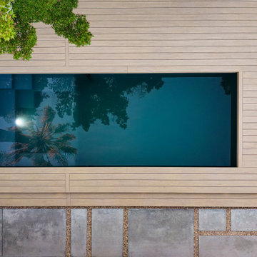 San Jose Eichler Sunken Fire Pit and Container Pool
