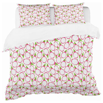 Tropical Pattern Tropical Duvet Cover Set, Twin