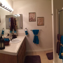 Brown & Blue Decor