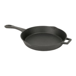 Cast Iron 14" Skillet with Helper Handle - Frying Pans And Skillets