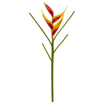 Nearly Natural 26" Heliconia Artificial Flower (Set of 4)