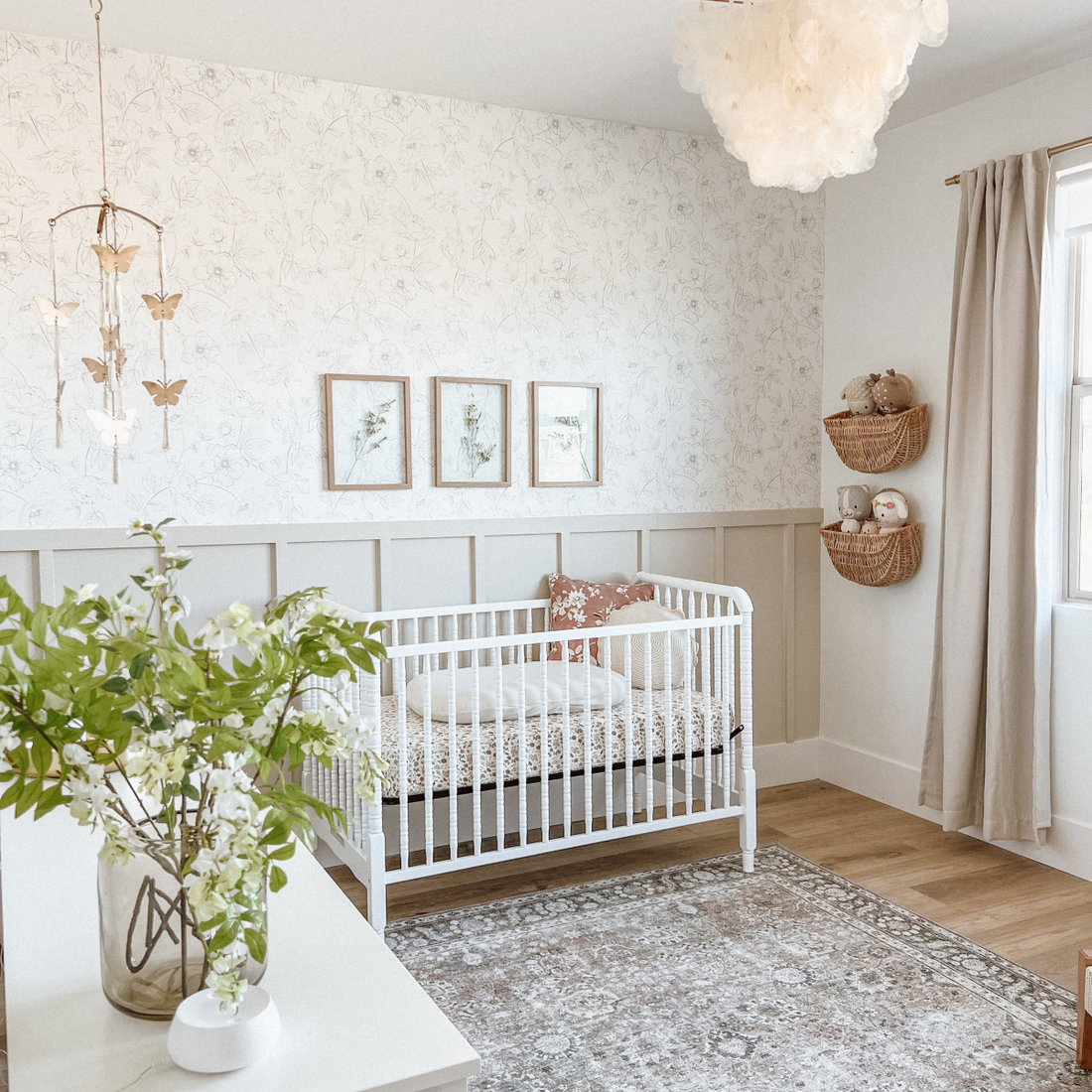 Subtle floral Nursery