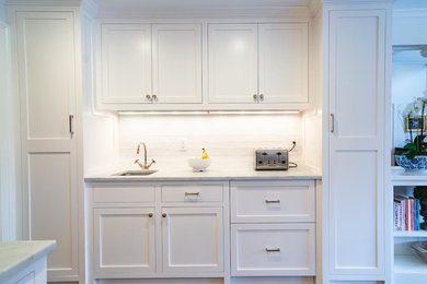 Kitchen - transitional kitchen idea in New York