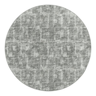 Delano DA1 Pewter 6' x 6' Round Rug - Transitional - Rugs - by PARMA ...