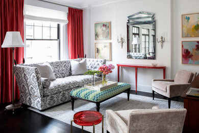 Elegant living room photo in New York