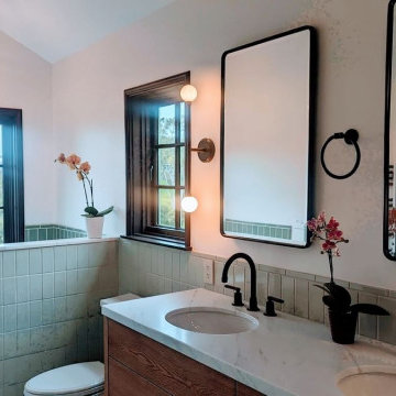 Oyster Shell & Rosemary Bathroom