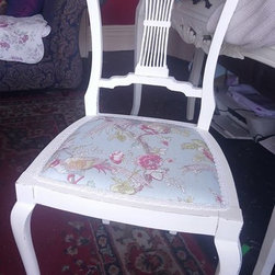 SOLD-antique chair in Old White...&pound;75.00 - Living Room Chairs