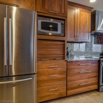 Bayside home kitchen fitting for a growing family with a Northwest feel