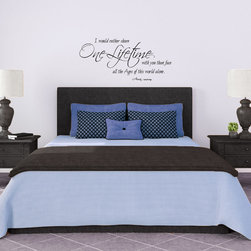 Lord Of The Rings One Lifetime Arwen Quote - Wall Decals