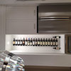 W Series Luxe Wine Rack 6 Wall Mounted Bottle Storage, Golden Bronze, 18 Bottles