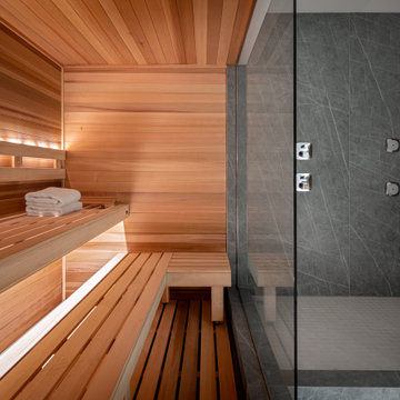 Basement Remodel with Gym and Sauna in Atlanta