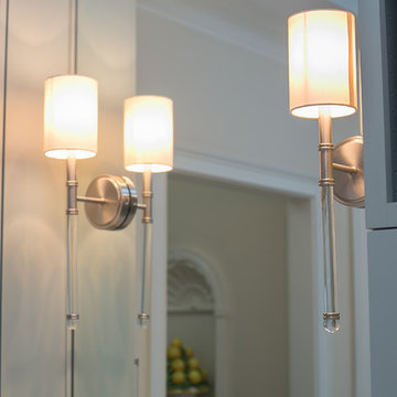 A serene spa masterbathroom