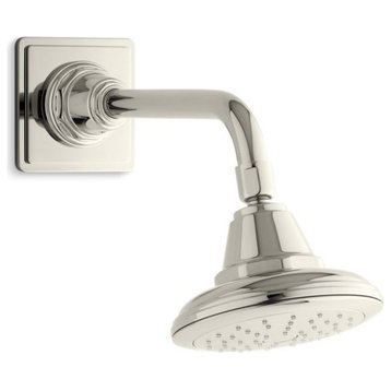 Kohler Pinstripe 1.75GPM 1-Function Showerhead Air-Induct Tech, Polished Nickel