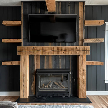 Mantels with Matching Shelves