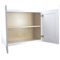 Cabinet Mania White Shaker Kitchen Wall Cabinet 36"x42"x12"