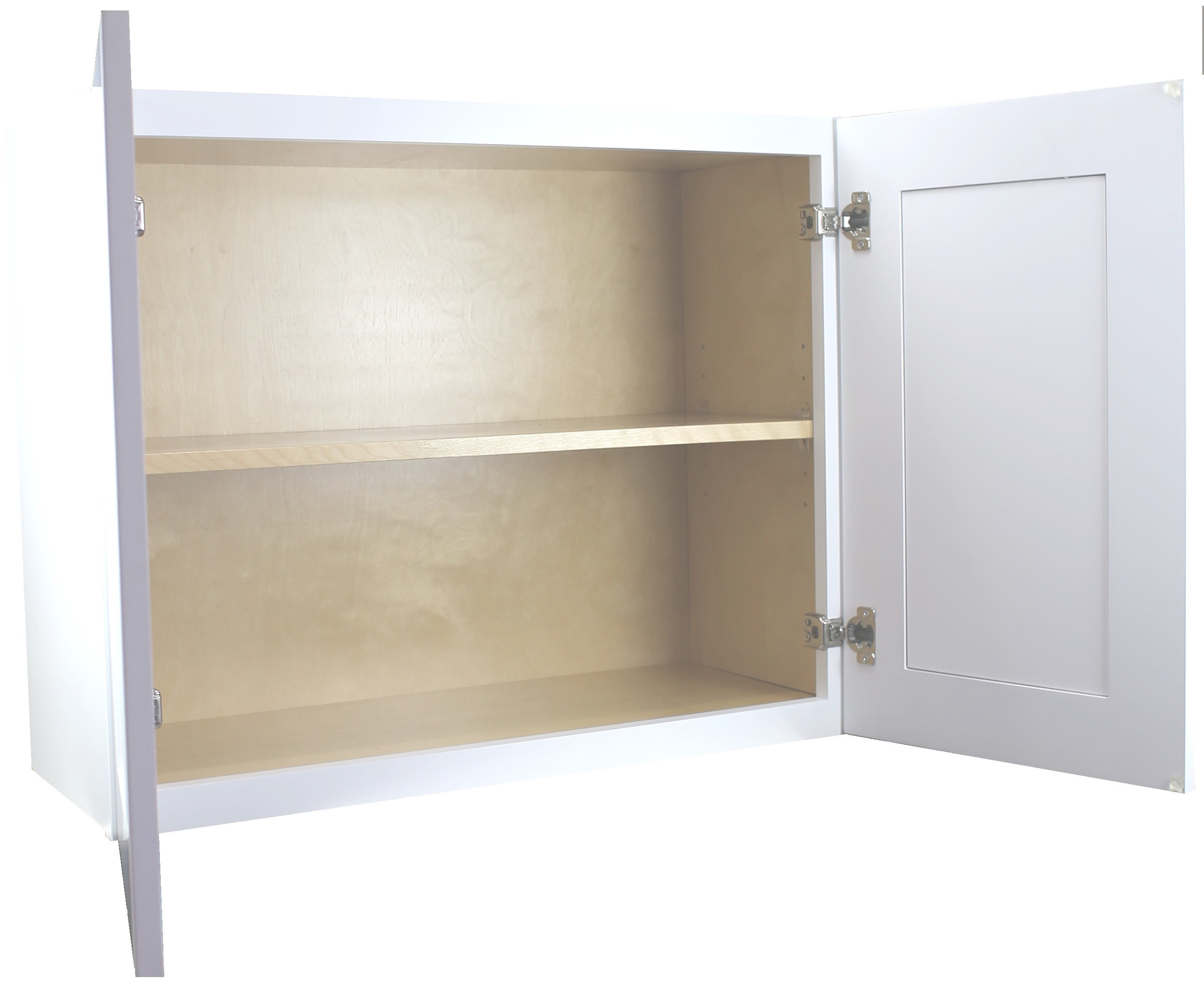 Cabinet Mania White Shaker Kitchen Wall Cabinet 36"x42"x12"