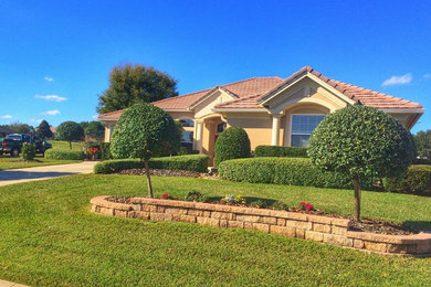 This is an example of a modern landscaping in Tampa.