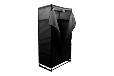 Compact Double Wardrobe/Clothes With Canvas Cover