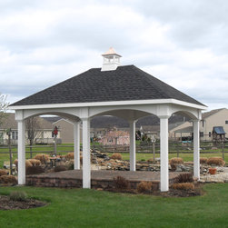 Backyard Vinyl Pavilion with Cupola - Outdoor Structures