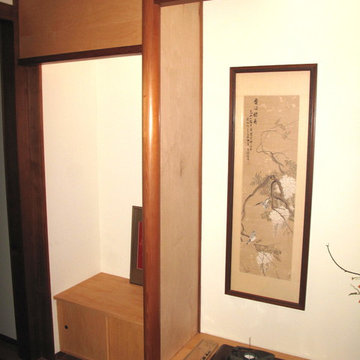 The tea room: the Tokonoma and the small alcove