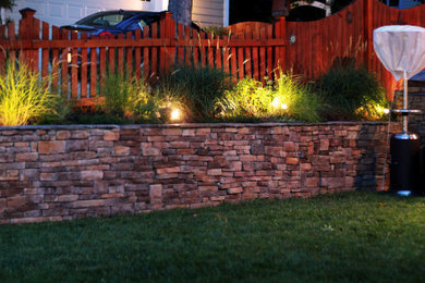 This is an example of a traditional landscaping in Raleigh.