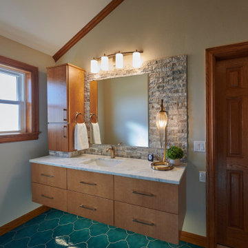 Broken Arrow Master Bath and Closet Redo with updated Mud Room and Powder Bath