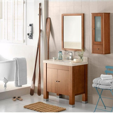Devon 23'' Bathroom Vanity Base Cabinet in Cinnamon