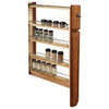Rev-A-Shelf 432-BFBBSC-6C 6" Wood Base Cabinet Pullout Filler Organizer