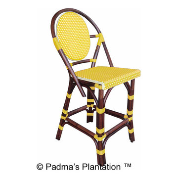 Paris Bistro Counter Stool - Yellow