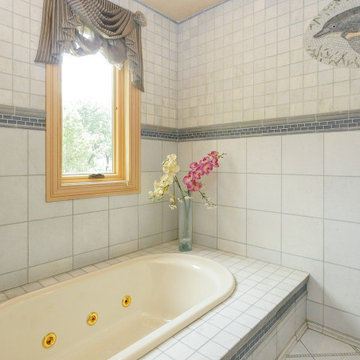 New Wood Window in Amazing Bathroom - Renewal by Andersen New Jersey / NYC