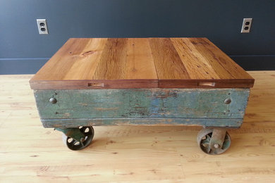 Blue Cart Coffee Table