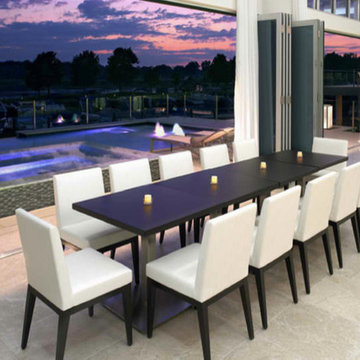 Picture Window Overlooking Zero Edge Pool