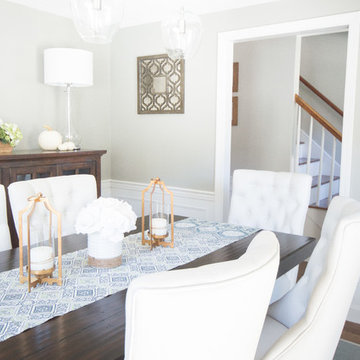 A Neutral Dining Room