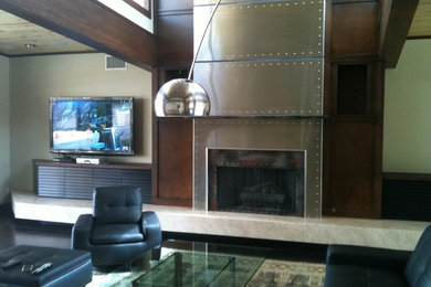 Inspiration for a contemporary living room remodel in Los Angeles