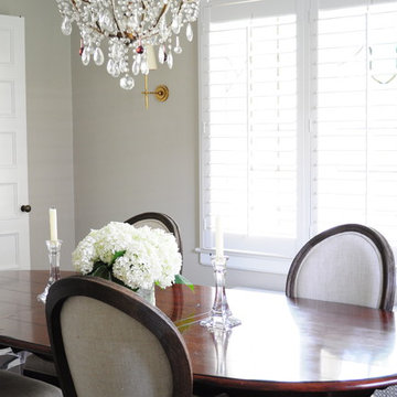 Polished Neutral Dining Room: Before & After