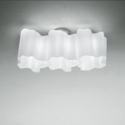 Artemide - ARTEMIDE LOGICO TRIPLE CEILING LAMP - Flush-mount Ceiling Lighting