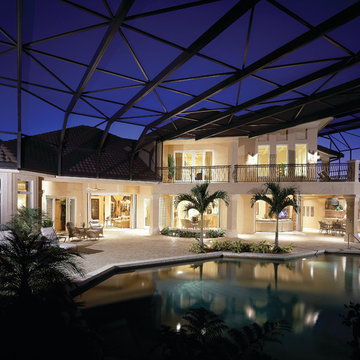 Sater Design Collection's 6929 "Saraceno" Home Plan