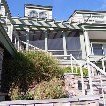 Stone & Stair Detail @ Deck & Screen Porch