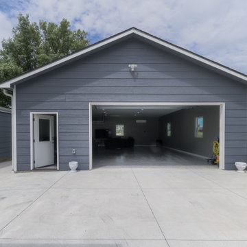 11th Street Detached Garage Build Before/Afters