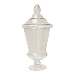 Brucs Large Glass Urn - Kitchen Canisters And Jars