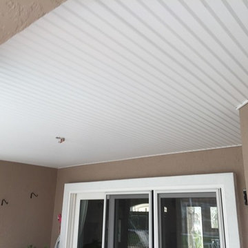 Lanai Ceiling and Soffit Replacement in Trinity Florida