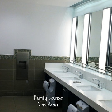 Family Restrooms Rooms Finished Sink Area