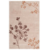 Country & Floral Cosmopolitan Area Rug, Rectangle, Beige, Gold, 8'x11'