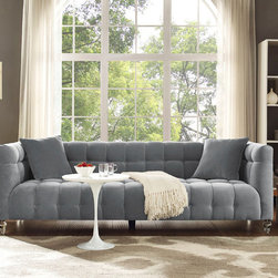 Bea Sofa in Grey by TOV Furniture - Sofas