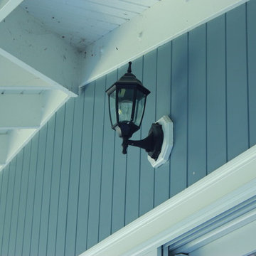 Hardie Plank lap siding, Cabin John, Maryland -Boothbay Blue