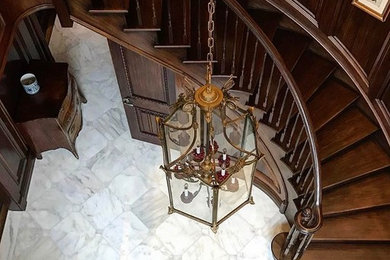 Large ornate staircase photo in Chicago
