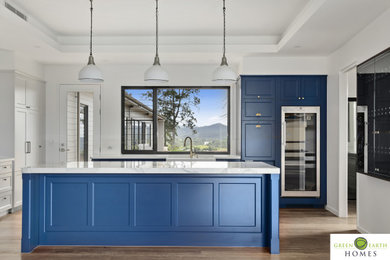 This is an example of a country kitchen in Sunshine Coast.